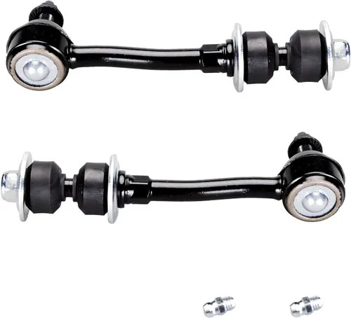 Miniatura 35 de 2 paquetes de kit de enlace de barra estabilizadora Compatible con Jeep TJ 1997-2006, enlace de barra antivuelco delantera Compatible con Jeep