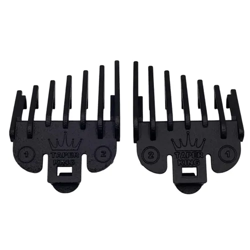 Miniatura 9 de Peine guía para cortapelos Taper King - ¡Adelgazamientos y desvanecimientos a prueba de errores en casa! Ruby (#1 a #3) - Compatible con cortapelos
