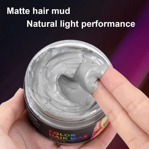 Miniatura 7 de USLZ03 - Cera temporal de color para el cabello, 4.23 onzas, tinte temporal para el cabello, crema de barro para hombres y mujeres, elegante cera
