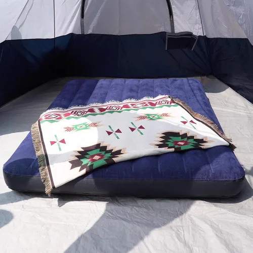 Miniatura 7 de KAMPKEEPER - Cama de Campamento, Camas de Campamento para Adultos, Cama Plegable de Campamento con Colchón de Aire Inflable y Bolsa de Transporte