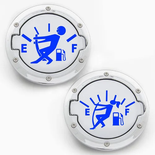 Miniatura 11 de 2 calcomanías divertidas para automóvil, calcomanías vacías para medidor de gas, gráficos de alto consumo de gas, calor y resistente al agua, no se