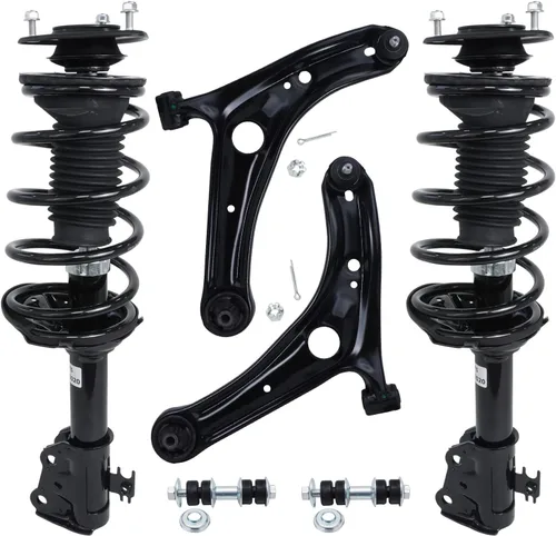 Miniatura 72 de Detroit Axle - Kit de extremo delantero para Chrysler 300 Dodge Charge Challenger 2011-2023, 2 brazos de control inferiores traseros 2 rótulas