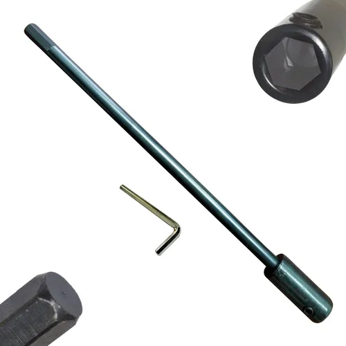 Miniatura 50 de Sierra de agujero HSS con mandril piloto de 2 piezas de alta velocidad para perforar madera y acero, broca de 1/4" de diámetro y eje, broca piloto