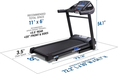 Miniatura 8 de XTERRA Cinta de correr plegable de fitness