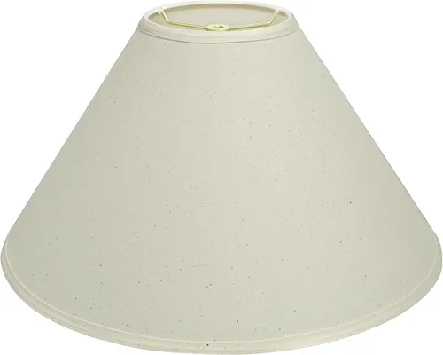 Miniatura 14 de Aspen Creative 32201A tapa dura Empire araña lámpara sombra en crema, 6" superior x 19" inferior x 12" altura inclinada