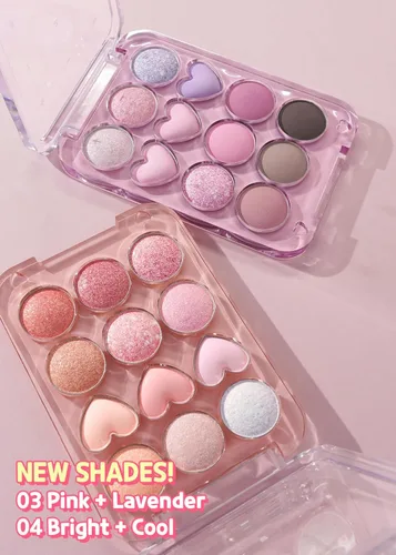 Miniatura 4 de COLORGRAM Paleta de Sombras de Ojos Pin Point 03 Rosa+Lavanda Tonos Ultra-Mezclables Mate, Glitter, Shimmer para Maquillaje Diario Paleta de 3.