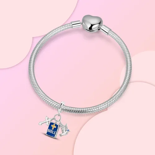 Miniatura 176 de Dije de girasol con diseño de estrella y luna y elefante para pulsera, collar de plata de ley 925, dijes de corazón de amor para mujer, regalo