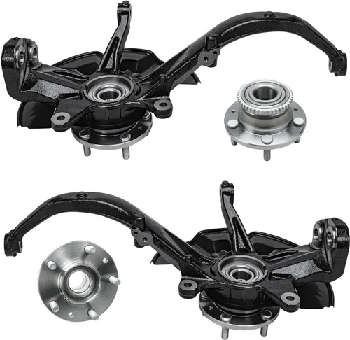 Miniatura 12 de Detroit Axle - Nudos de dirección delanteros de 2.5L de 2 piezas para Toyota 12-17 Camry, 2 nudos de dirección y conjunto de rodamiento de rueda