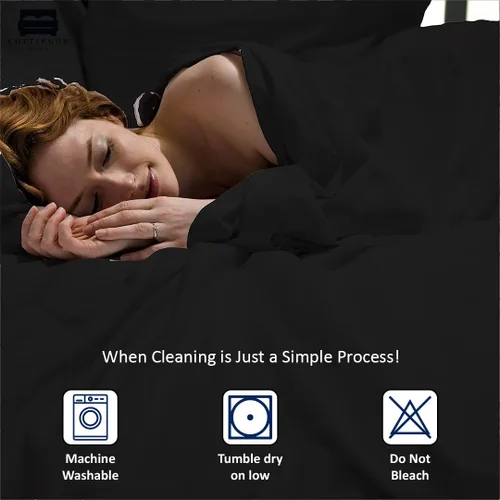 Miniatura 9 de Juego de 4 sábanas de cama King con cabeza flexible de Cottingon, sábans superiores divididas de 34 pulgadas para camas ajustables Sleep Number