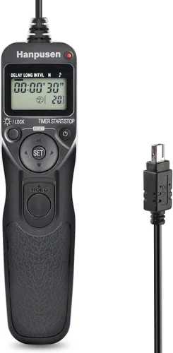 Lanzamiento del obturador del temporizador con cable de la cámara, cables de liberación del obturador del intervalómetro de la cámara compatibles