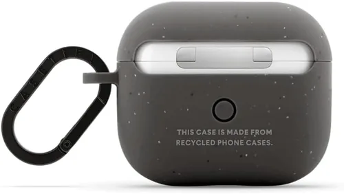 Miniatura 2 de CASETiFY Bounce - Funda para Airpods (3ª generación) con anillo - Black Kingsnake - Carbón mate