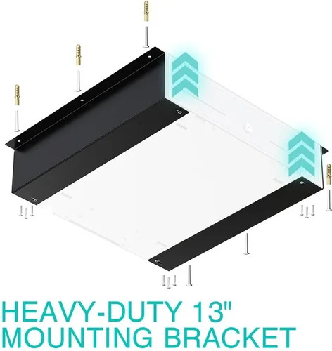 Miniatura 2 de TidyFriend Soportes para Caja Registradora, Soportes de Montaje Debajo del Mostrador para Cajón de Efectivo de 13 pulgadas, Soportes de Montaje