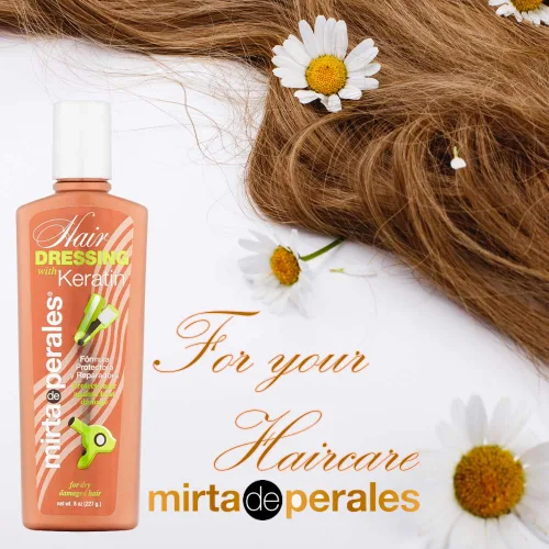 Miniatura 4 de Mirta de Perales Producto de peluquería con queratina, 8 oz (paquete de 2)