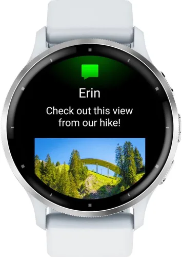 Miniatura 3 de Garmin Venu 3 Reloj inteligente de salud y fitness con GPS, bisel de acero plateado y caja Whitestone (45mm) Modelo oficial del socio de EE. UU.