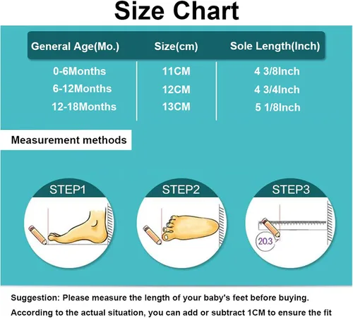 Miniatura 7 de Baby Girls Mary Jane Flats Shoes Moccasins Rubber Non-Slip Soft Sole Toddler Princess Dress Shoes
