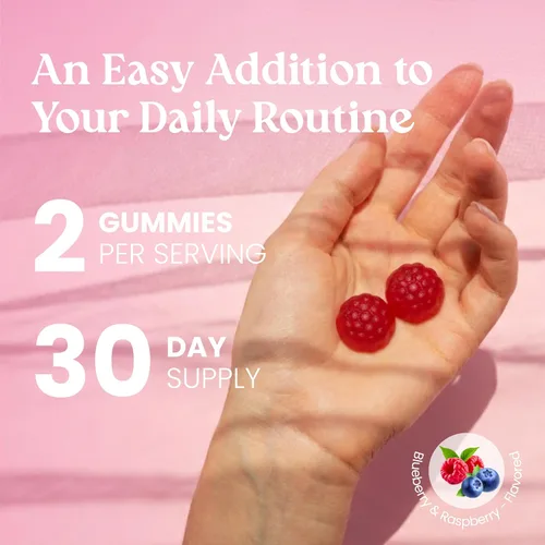 Miniatura 4 de VITA GLOBE Gomitas de colágeno para cabello, piel y uñas + 20 mg con vitaminas A, C, D, E, B6 y biotina, suplemento de belleza y bienestar para un