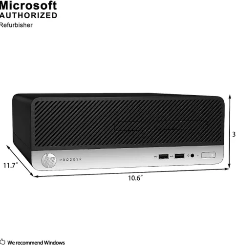 Miniatura 7 de HP ProDesk 400 G5 SFF Computadora de escritorio empresarial de alto rendimiento, Intel Six Core i5-8500 hasta 4.1GHz, 16G DDR4, 256G SSD, WiFi, BT