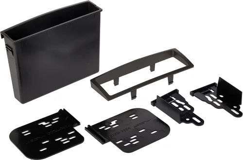Miniatura 3 de Metra 99-7874T Kit de instalación DIN simple/doble para vehículos Honda Accord 2008-2009 con control de clima de zona única, gris pardo