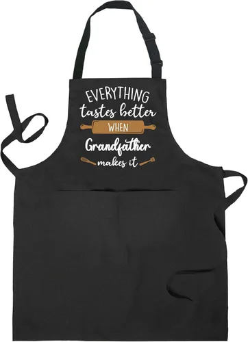 Delantal para abuelo, regalos para abuelos, regalos para abuelos de nietos, delantales de cocina para hombres