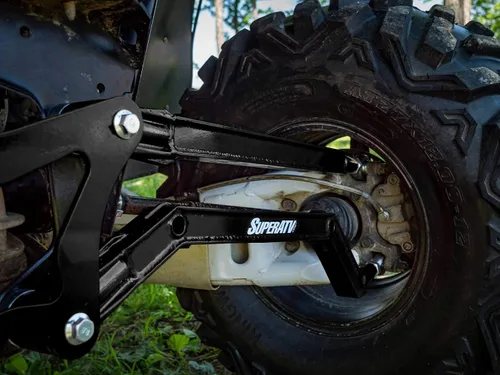 Miniatura 3 de SuperATV Brazos de Reacción Posteriores y Varillas Posteriores, de Alta Distancia, en Caja, para Polaris RZR XP 900 / XP 4 900 (2011-2014) - Negro