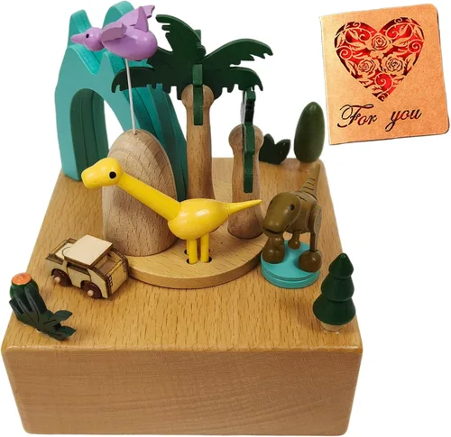 Miniatura 10 de Briskfeel Caja de música con signos del sol y del zodiaco, diosa giratoria, Plays You Are My Sunshine, con movimiento Sankyo de 18 notas, base