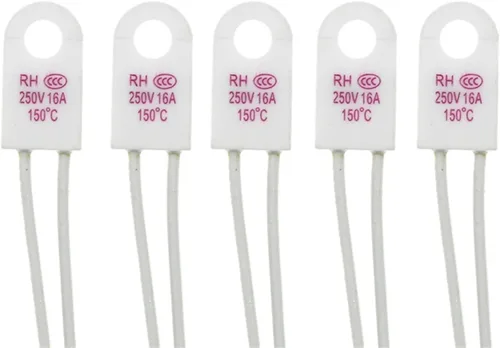 5PCS RH/Tf RH 135C RH 135 Celsius 13 5Degree RH135 15A 250V Fusible de temperatura Enlaces Térmicos Protector de sobretemperatura (Rh135 15a)