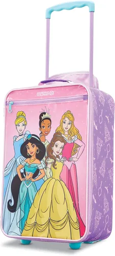 AMERICAN TOURISTER - Equipaje vertical infantil de superficie blanda de Disney, Princesa), 139451-2093