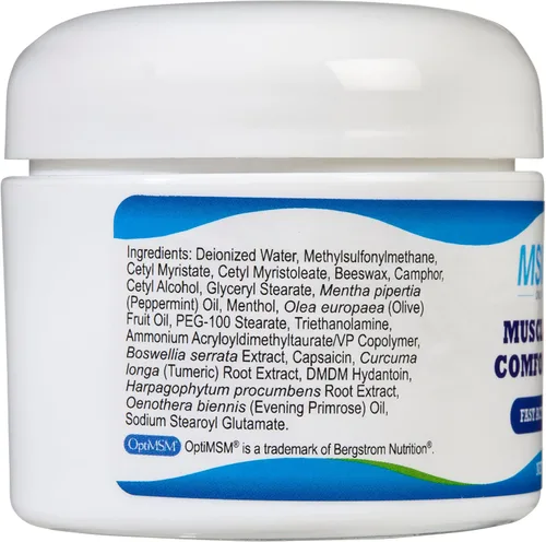 Miniatura 2 de Kala Health MSMPure Crema MSM de máxima fuerza muscular y articular, 2 onzas, fórmula de acción rápida y no mancha, fabricada en los Estados Unidos