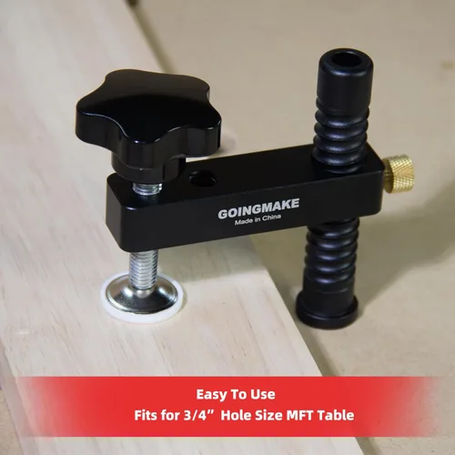 Miniatura 5 de GOINGMAKE Abrazadera de banco para perro, abrazaderas de agujero de perro de banco de 3/4 pulgadas para herramientas de carpintería, abrazaderas