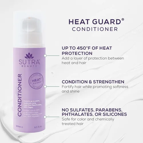 Miniatura 5 de SUTRA Heat Guard - Acondicionador para cabello encrespado, seco y dañado, acondicionador de protección térmica hidrata, protege y repara contra