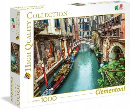 Miniatura 4 de Clementoni Colección 39458 - Rompecabezas del canal de Venecia para adultos y niños - 1000 piezas, a partir de 10 años