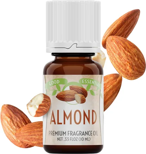 Miniatura 2 de Good Essential – Aceite de fragancia profesional de almendra 10 ml para difusor, velas, jabones, perfume, aromaterapia 0.33 fl oz