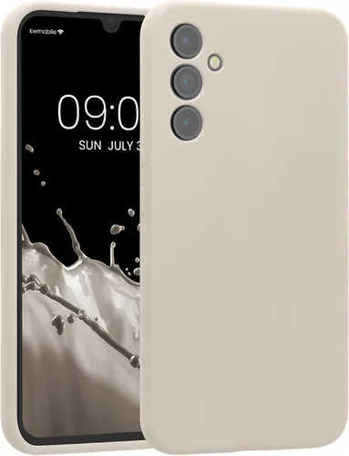 Miniatura 11 de kwmobile Funda compatible con Samsung Galaxy A13 4G - Funda delgada de silicona TPU - Acabado suave al tacto - Amarillo radiante