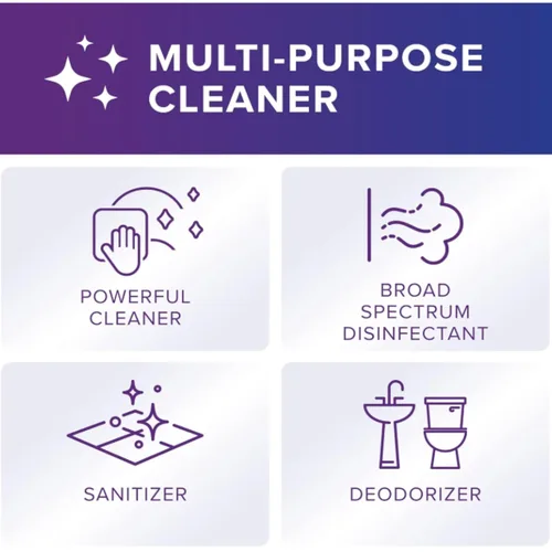 Miniatura 6 de Oxivir Diversey 1 toallitas desinfectantes, limpiador de peróxido de hidrógeno AHP, limpiador multisuperficie para uso doméstico y comercial