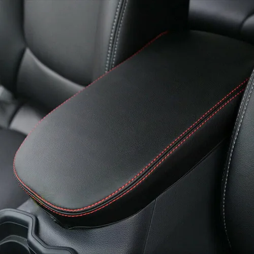 Miniatura 12 de INTGET Funda para reposabrazos de consola central para Toyota RAV4 2025, accesorios 2024 2023 2022 2021 2020 2019 de cuero para consola media, Negro