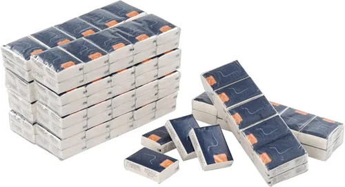 Miniatura 7 de Pañuelos faciales de bolsillo suave de 4 capas, 150 paquetes (10 por paquete), pañuelos de papel sin perfume, paquete de viaje