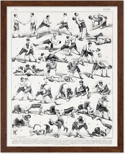 Miniatura 19 de Poster Master Póster vintage de miel, impresión retro de La Vie De L'Abeille, arte de panal de abeja, arte de pared de abeja, regalo para hombres