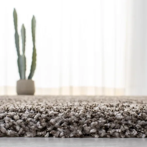 Miniatura 127 de SAFAVIEH Accent Rug 2'x3' - Milan Shag Collection - Modern Design, Dark Beige, Ultra Plush Thick Pile, Ideal for Bedroom, Nursery, Living Room