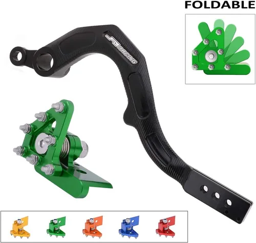 Miniatura 4 de Palanca de pedal de freno trasero para motocicleta AnXin para KX450F 2006-2018 KX450 2019-2024 KLX450R 2008-2019 moto de cross - Verde