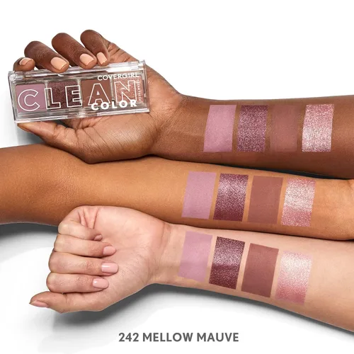 Miniatura 5 de COVERGIRL Clean Fresh - Sombra de ojos limpia y colorida Mellow Mauve 242 Malva suave