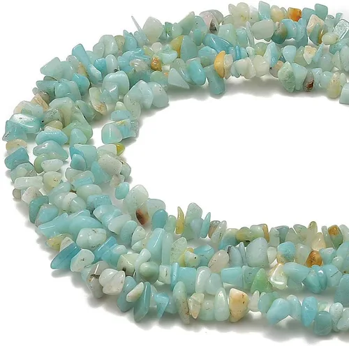 PLTbeads Kit de pulseras de cintura de piedras preciosas curativas natrales de 0.197-0.315 in, diseño de piedras irregulares, fabricación de joyas,