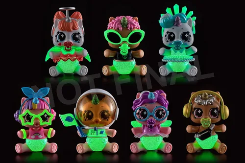 Miniatura 7 de 5 Surprise Unicorn Squad Series 6 - Escuadrón resplandor de unicornio recién nacido (paquete de 2) por ZURU, juguetes coleccionables misteriosos