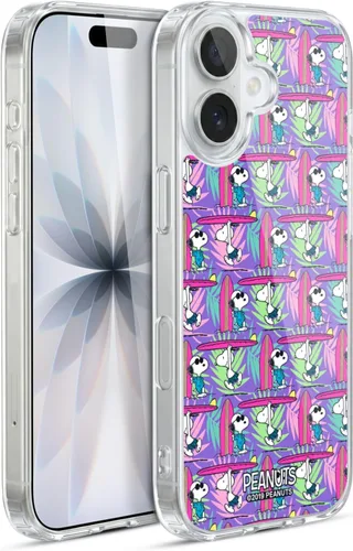 Miniatura 92 de Head Case Designs Peanuts Tropical Surf Snoopy Aloha Disco Gel Funda con licencia oficial [protección de grado militar] compatible con Apple iPhone