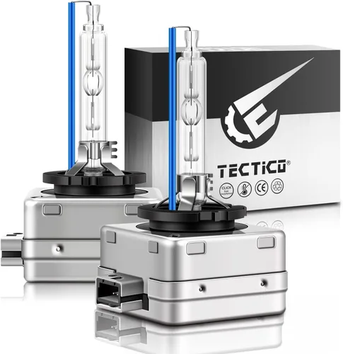 Miniatura 12 de TECTICO D1S - Bombillas de faro delantero de xenón HID, 6000K 35W color Blanco Frío, haz alto y bajo, 300% de brillo mejorado, base de soporte
