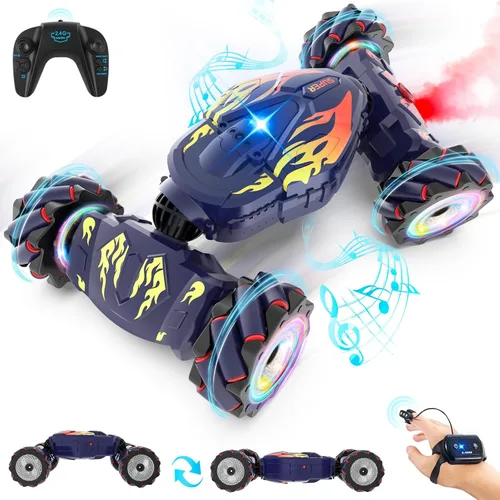 Miniatura 10 de Pristar Autos de control remoto con detección de gestos, el mejor regalo para niños de 6 a 12 años, 2.4 GHz, control remoto, juguetes para niños