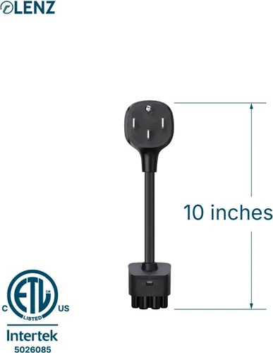 Miniatura 7 de LENZ Adaptador NEMA 14-50: compatible solo con el cargador móvil Tesla Gen 2 y 3, este adaptador se conecta a su toma de corriente de 240 V 14-50 a
