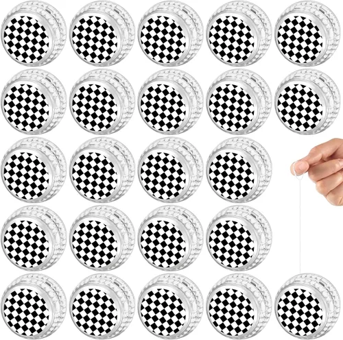 24 Pack de bolas de yoyó con luces LED temáticas de autos de carreras para fiestas, regalos de regreso a clases, juguetes de yoyó con luces LED al
