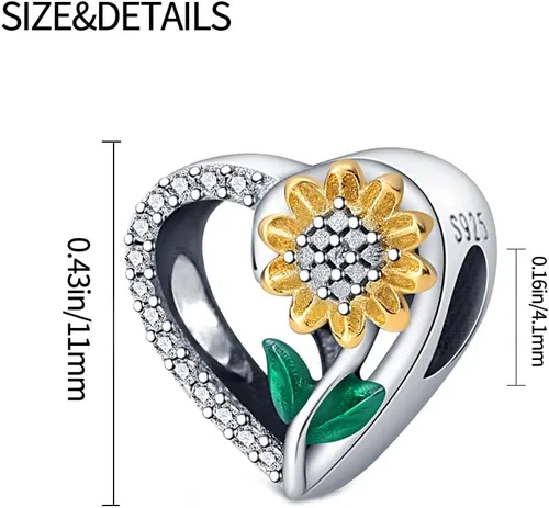 Miniatura 175 de LNQOBU Happy Life - Colgante para pulseras de abalorios, plata de ley 925 para mujer (con un espaciador de cuentas)