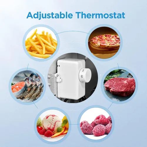 Miniatura 13 de Midea MRU03M2ABB - Congelador vertical, mini congelador de 3.0 pies cúbicos, para cocina, apartamento, oficina, sótano o dormitorio, negro Blanco