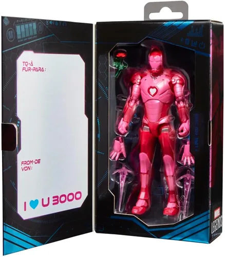Miniatura 6 de Marvel Legends Series I Love You 3000 Iron Man, figura de acción coleccionable de 6 pulgadas para regalo